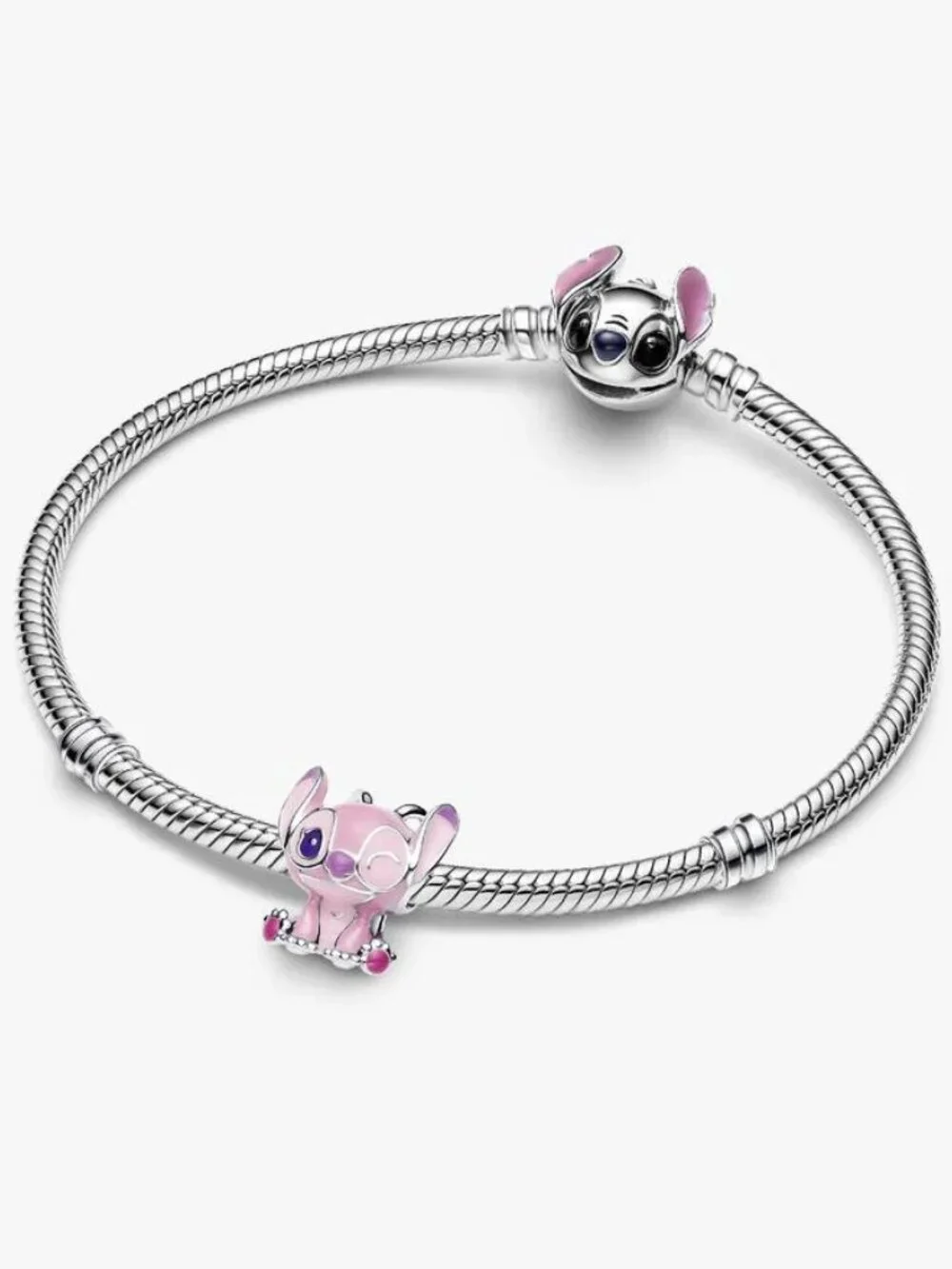 Sterling Silver 925 Disney Full-Body Angel from Stitch Charm